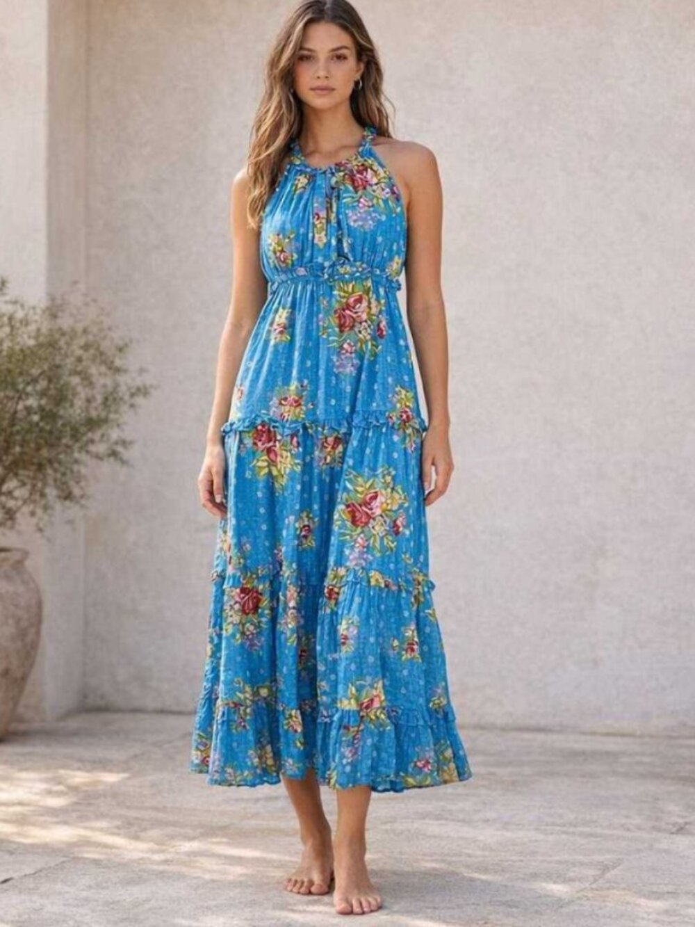 House of Harlow 1960 Helena Tiered Maxi Dress
